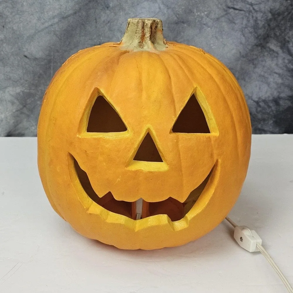 Vintage Pumklin Halloween Trendmasters 1993 Lights‎ Up